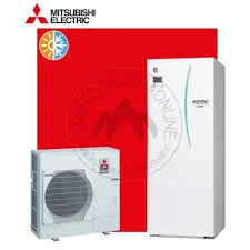 (12,0 kW)Tepelné čerpadlo mitsubishi ecodan PUD-SWM120YAA/Vnutorný hydromodul EHSD-YM9D bez zásobníka tuv